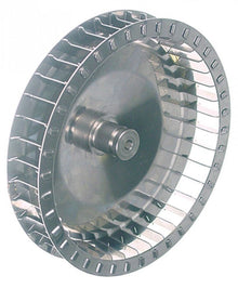 Rotor turbina ventilator de aer cald ext. ø 196 mm, ax ø 8 mm, H 37 mm, cu 38 aripioare - 601363
