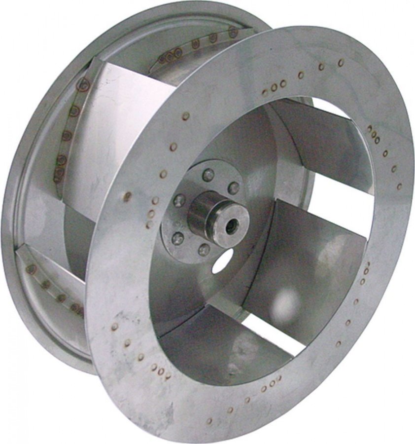 Palete pentru motor de ventilator de aer cald, D1 280 mm, D2 ø 10 mm D3 ø 10 mm, H1 100 mm H2 37 mm, palete 6 - Cod 601371