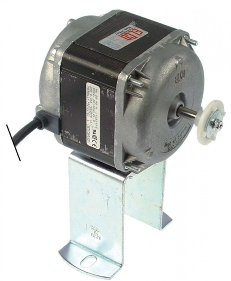 fan motor 25W 230V 50Hz L1 53mm L3 111,5mm W 83mm feet depth 84mm cable length 500mm