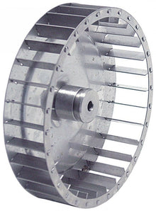 Palete pentru motor de ventilator de aer cald, D1 ø 160 mm D2 ø 8 mm D3 ø 8 mm, H1 40 mm H2 26 mm, palete 30 - Cod 601384