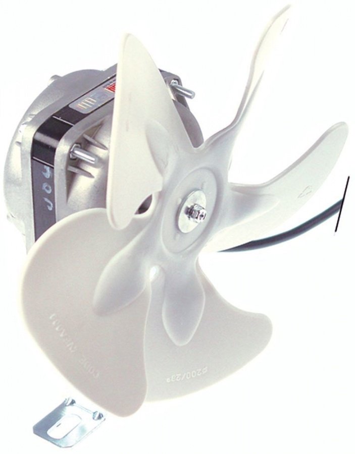 fan 230V 5W 50/60Hz fan wheel ø 200mm shaft length 12mm feet depth 71mm L 60mm W 83mm