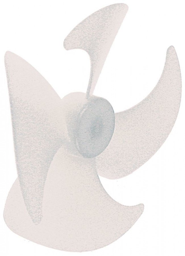 fan wheel ø 100mm W 23mm shaft intake ø 3mm plastic