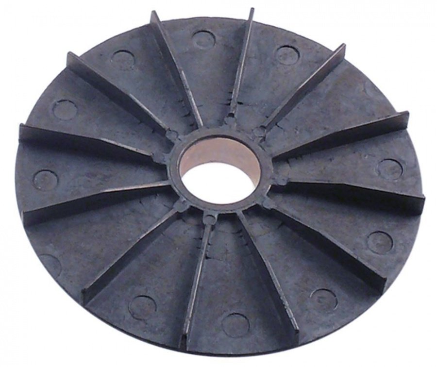 fan wheel for motor cooling ED ø 127mm ID ø 25mm