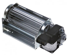 Ventilator tangential cu tambur, lungime 120 mm, tambur ø 45 mm, pozitie motor dreapta, 230 V, 50 Hz, 17 W, universal - Cod  601454