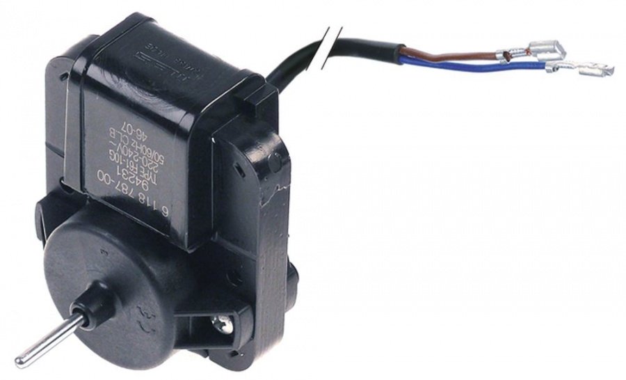 fan motor 230V 50-60Hz shaft length 22mm shaft ø 3mm type F61-10G