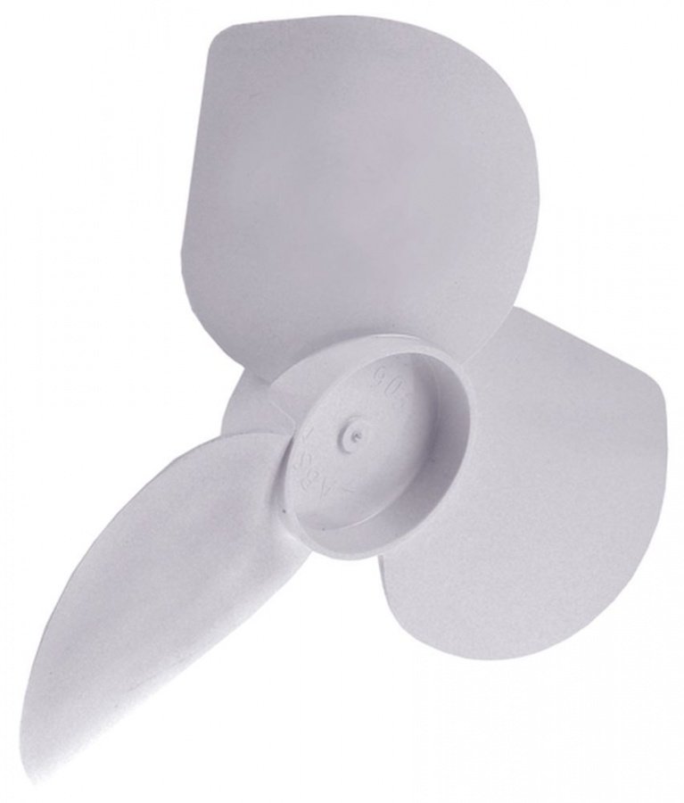 fan wheel ø 164mm W 27mm shaft intake ø 3mm plastic