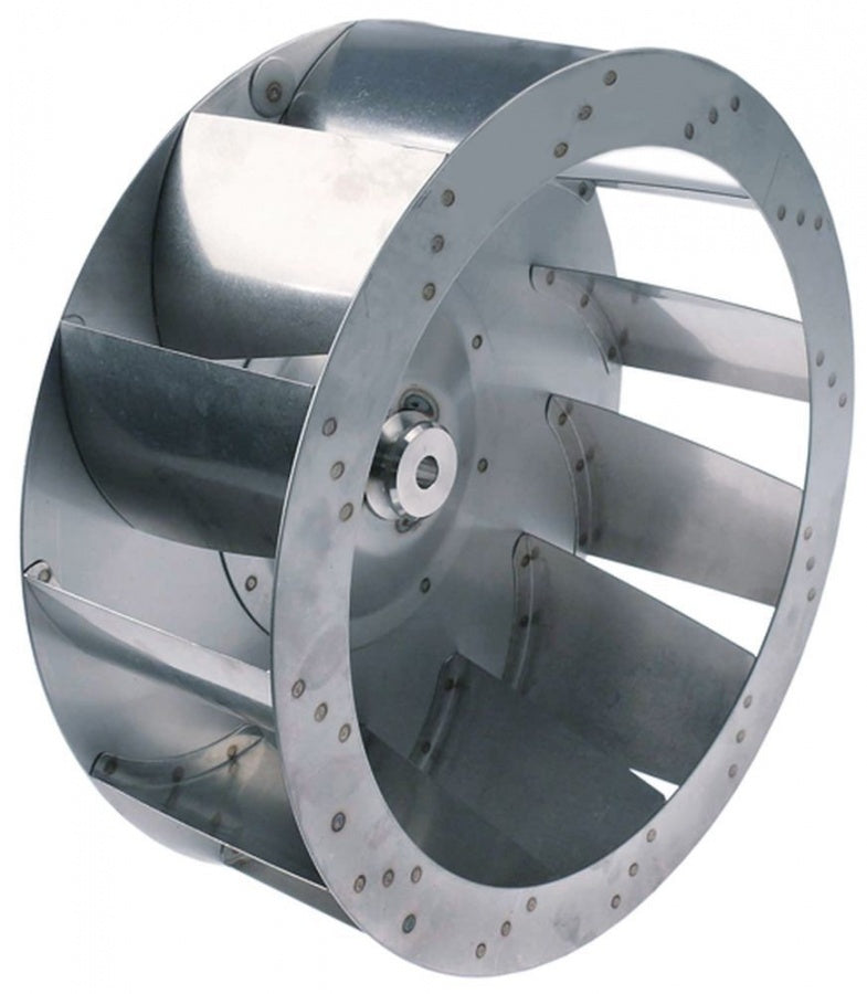 Turbina ventilator cu 12 aripioare, D1 ø 350 mm, H1 125 mm, D2 ø 13 mm, D3 ø 16 mm - 601503
