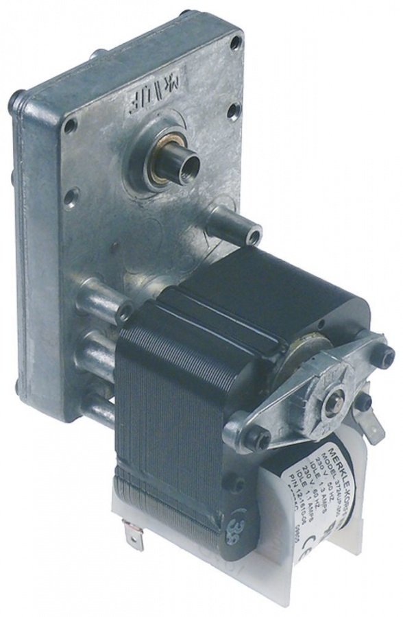 gear motor MERKLE type 3724UP-350 230V 50/60Hz shaft ø 9mm L 145mm W 75mm H 85mm