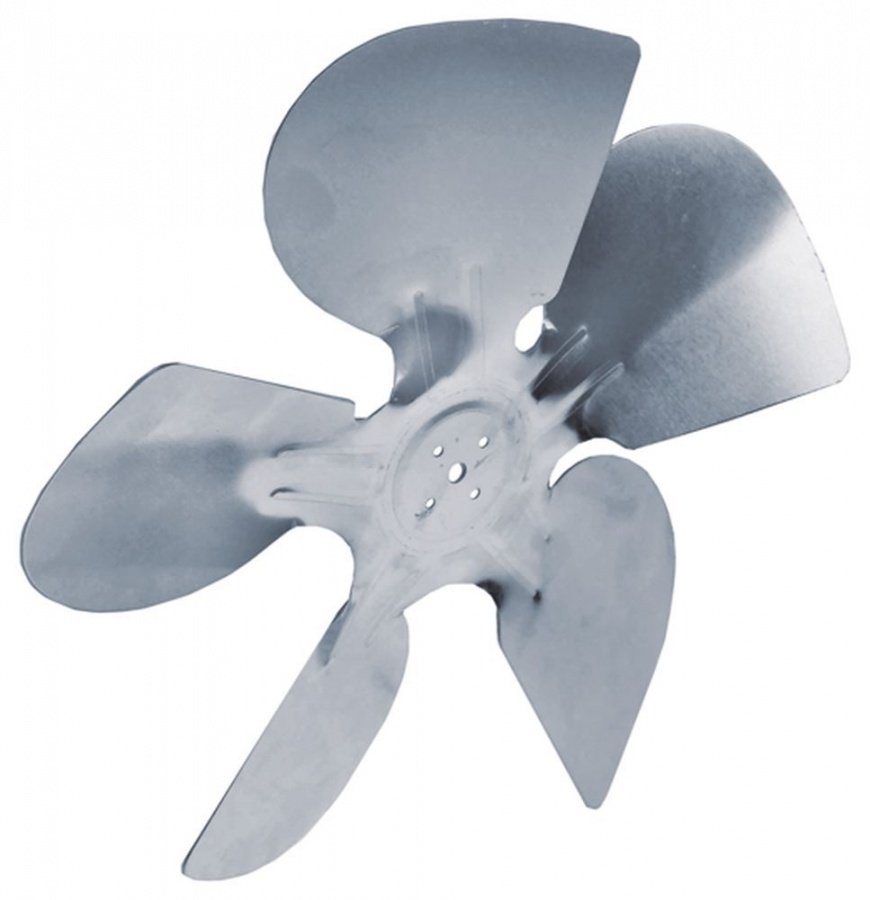 fan wheel blowing ø 300mm turn direction left fan wheel mounting 25,4mm wing angle 28° W 48mm