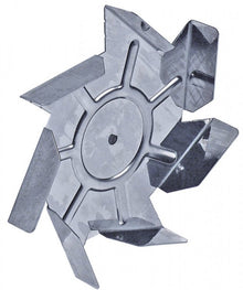 Palete pentru Ventilator de aer cald, ø 145 mm, W 25 mm, intrare ax ø 6x5 mm, cromat, palete 7 - Cod 601630