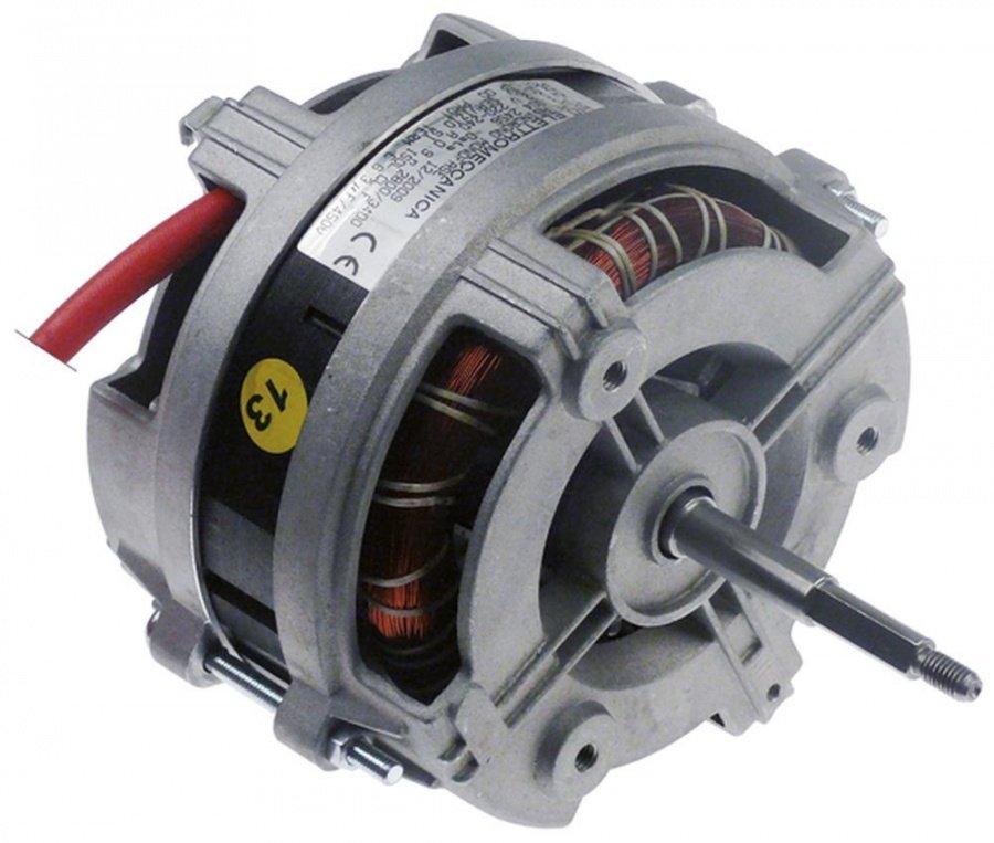 Motor pentru ventilator de aer cald, 220-240 V, faze 1, 50/60 Hz, 0,12 kW, 2800/3400 rpm, viteze 1, L1 95 mm L2 32 mm L3 23 mm, FIR - 601648