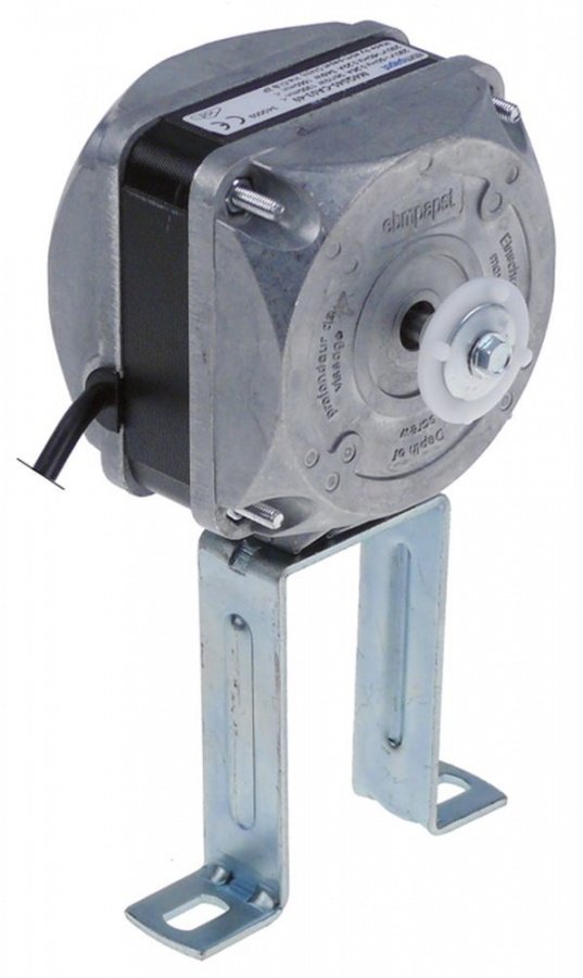 fan motor 10W 230V 50Hz L1 43mm L3 83mm W 83mm feet depth 84mm cable length 450mm