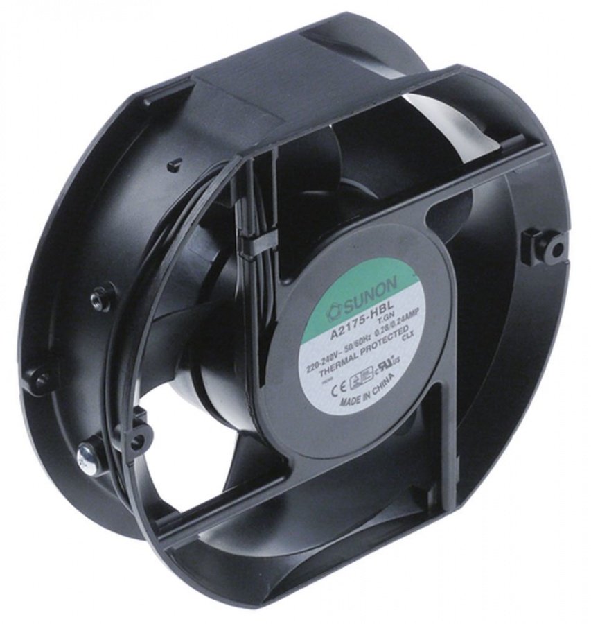 Ventilator axial 172 x 150 mm, H 51 mm, 220-240 V AC, 28/24 W, rulment cu bile - 601654
