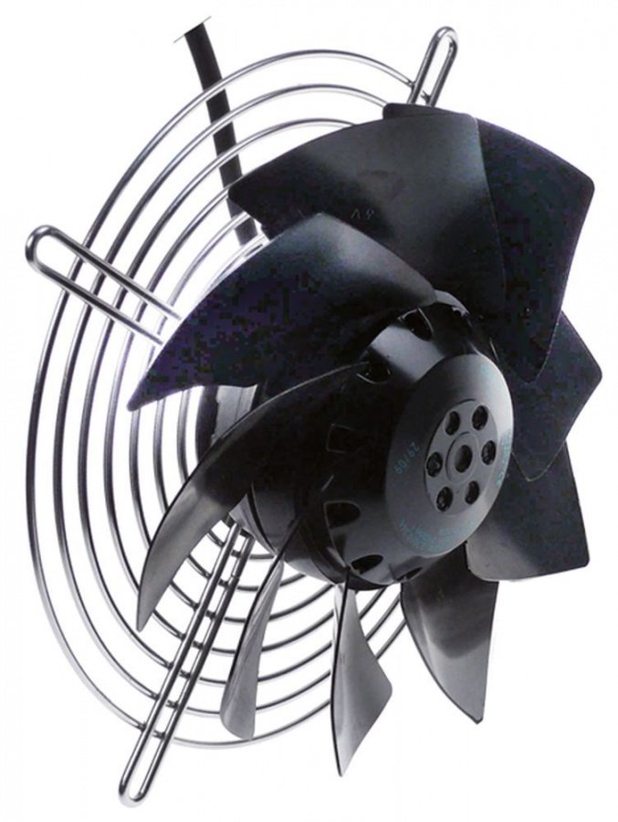 fan A2E200-AI38-10 fan wheel ø 200 mm blades 9  230 V 50/60Hz 64 W 2600 rpm cable length 450 mm