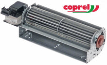 Ventilator tangential cu tambur, lungime 240 mm, tambur ø 60 mm, pozitie motor stanga, 230 V, 50/60 Hz, 37 W - Cod 601671