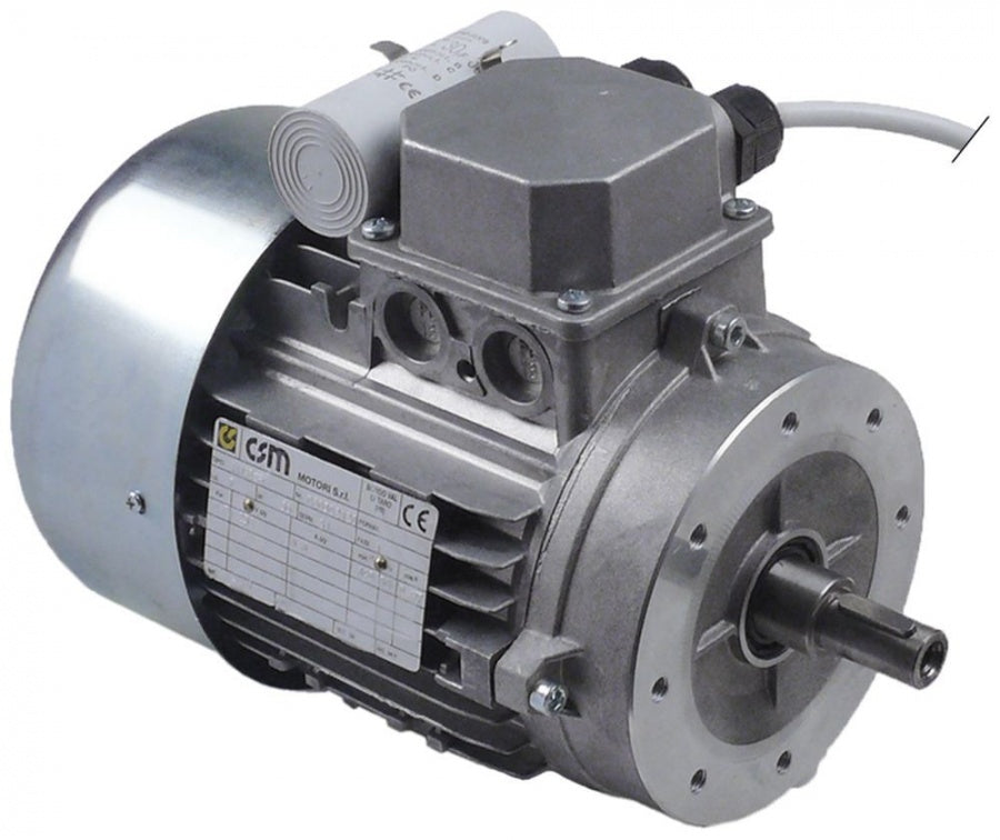 motor 230V 750W 50Hz 1 phase shaft ø 18mm shaft length 33mm ø 180mm H 220mm