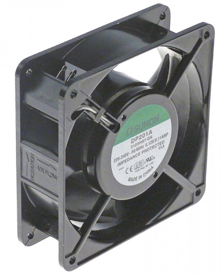 Ventilator DP200A 2123XBT.GN, L 119 x 119 mm, H 38 mm, 230 V, AC, 50/60 Hz, rulemnt cu bile - 601692