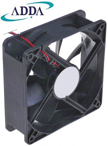 Ventilator patrat 120 x 120 mm, H 38 mm, 24V DC, 9,2 W, cu rulmenti, cablu 300 mm - 601705