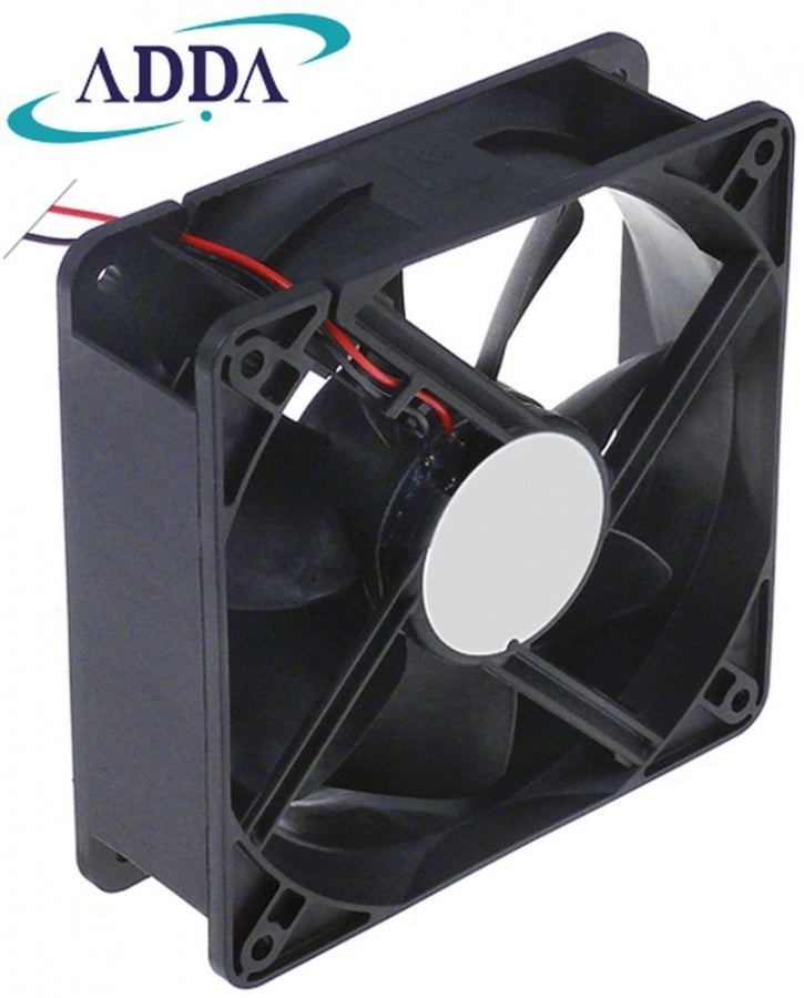 Ventilator 12V DC, 10 W, patrat 120 x 120 mm, H 38 mm, cu rulmenti cu bile - 601712