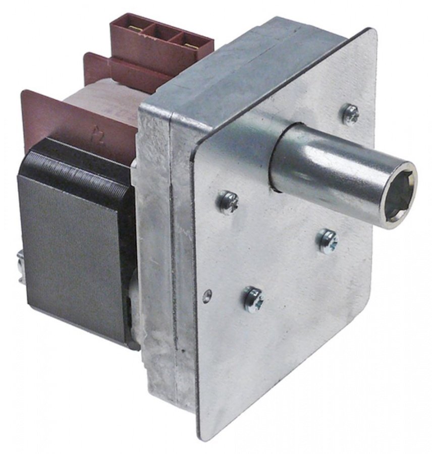 Motoreductor 2 R/min, 50 W, 230 V, ax ø 21 mm, pentru tija 12 x 12 mm - 601765