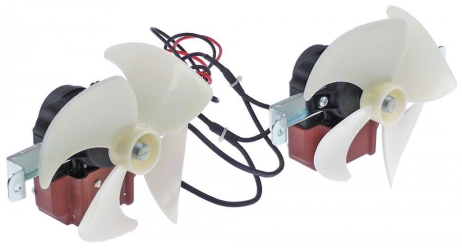 fan motor pair 220-240V 10W 50Hz fan wheel ø 110mm mounting distance 137mm cable length 800mm