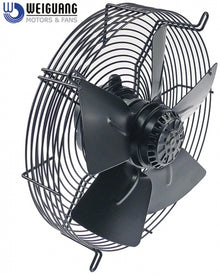 axial fans fan wheel ø 330mm 230V 50/60Hz 100/130W L1 145mm L2 42mm ø 400mm mounting distance 280mm