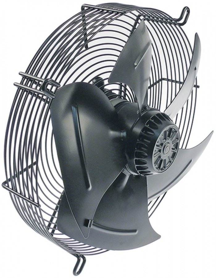 axial fans fan wheel ø 350mm 230V 50/60Hz 130/160W L1 170mm L2 60mm ø 400mm mounting distance 295mm