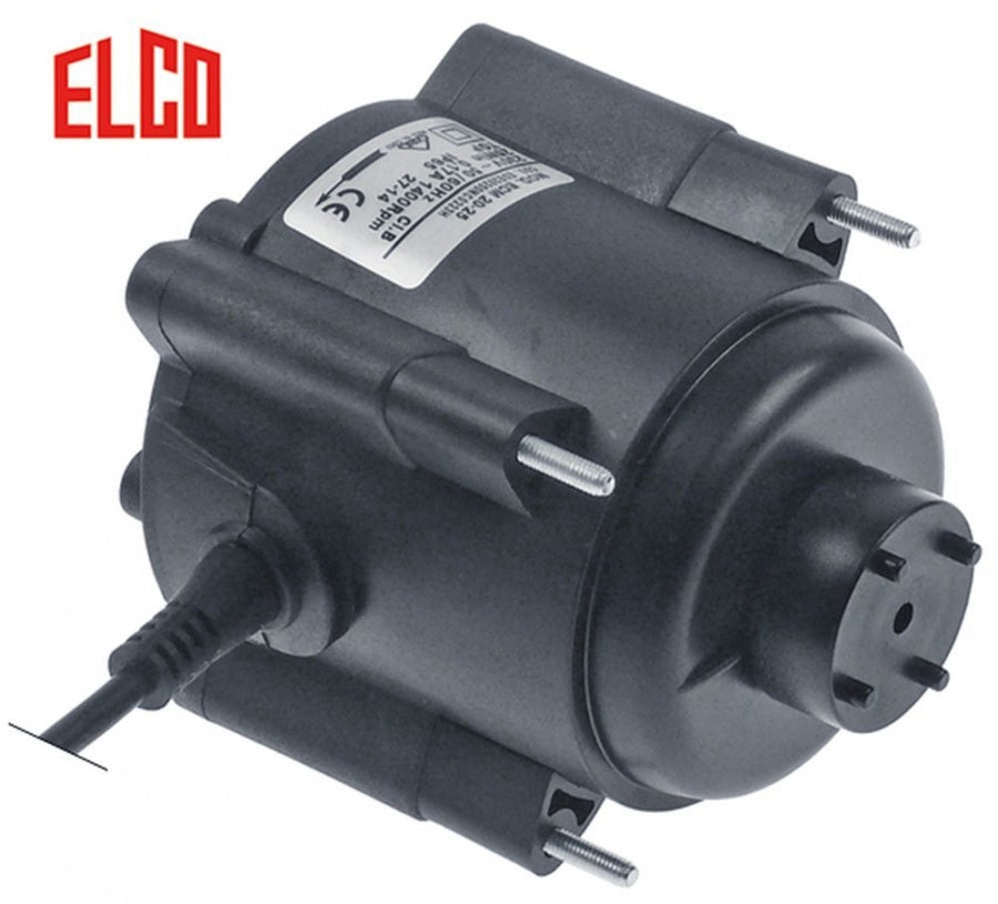 fan motor 25W 230V 50/60Hz L2 46-66mm L3 115mm W 90mm cable length 1000mm 1400rpm ELCO IQ motor