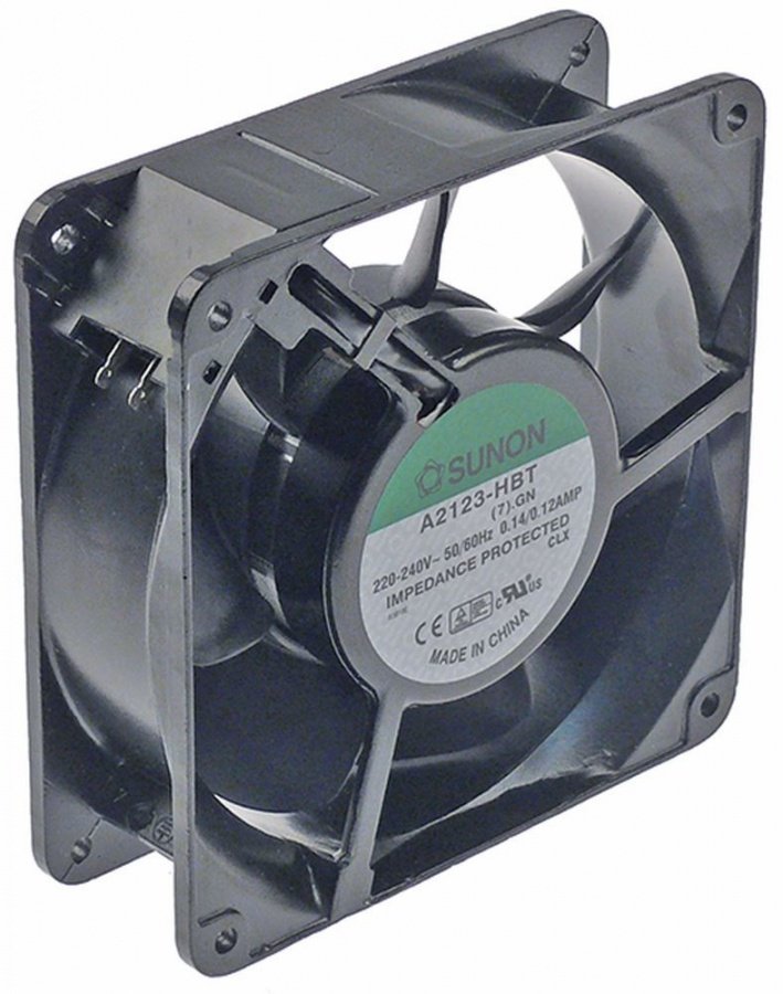 Ventilator patrat 119x119mm, H 38mm, 220-240V, 50/60Hz, 31/29W, cu rulmenti - 45003031