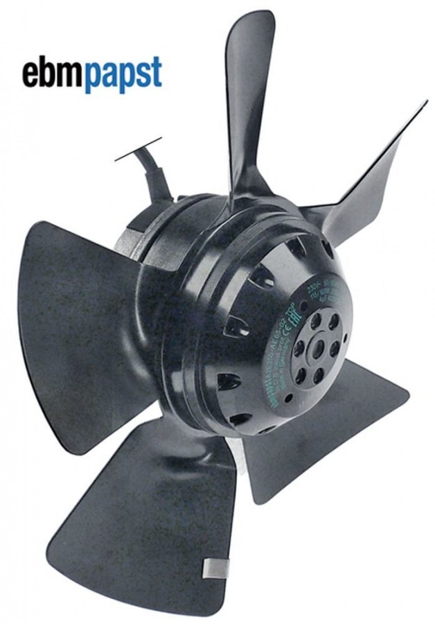 fan A2E250-AE65-02 fan wheel ø 256mm vanes 5 230V 50Hz 115W 2550rpm cable length 1800mm ebm-papst