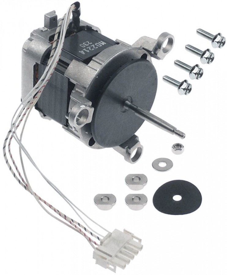 fan motor 230V 1 phase 50/60Hz L1 110mm L2 50mm L3 12mm D1 ø 8mm D2 ø 6mm mounting thread M6
