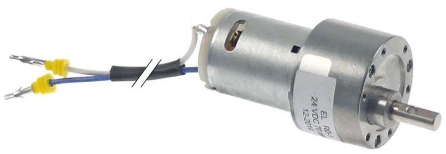 gear motor type  24V DC 80rpm shaft ø 7mm L 82,4mm W 36,8mm H 36,8mm