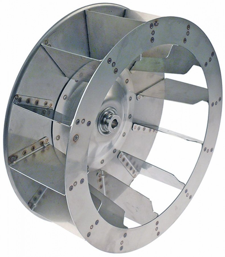 fan wheel D1 ø 320mm H1 110mm vanes 12 D2 ø 13mm D3 ø 16,4mm H2 12mm H3 18mm