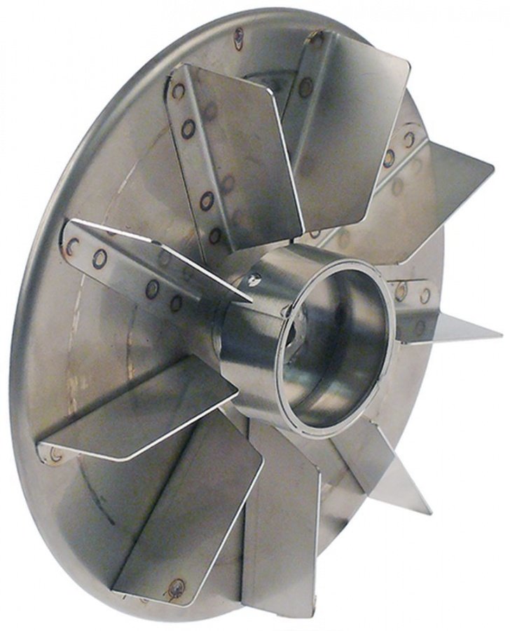 fan wheel D1 ø 175mm H1 38,5mm vanes 9 D2 ø 8mm D3 ø 8mm H2 10mm H3 12mm