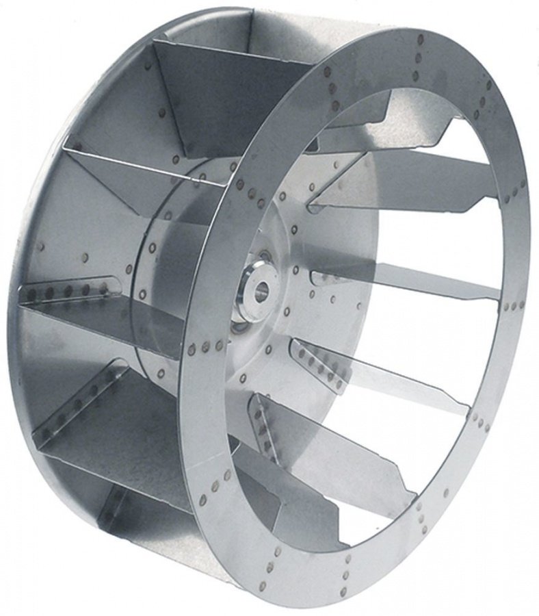 fan wheel vanes 12, D1 ø 350 mm, D2 ø 13 mm, D3 ø 16 mm, H1 133 mm, H2 14 mm, H3 32 mm