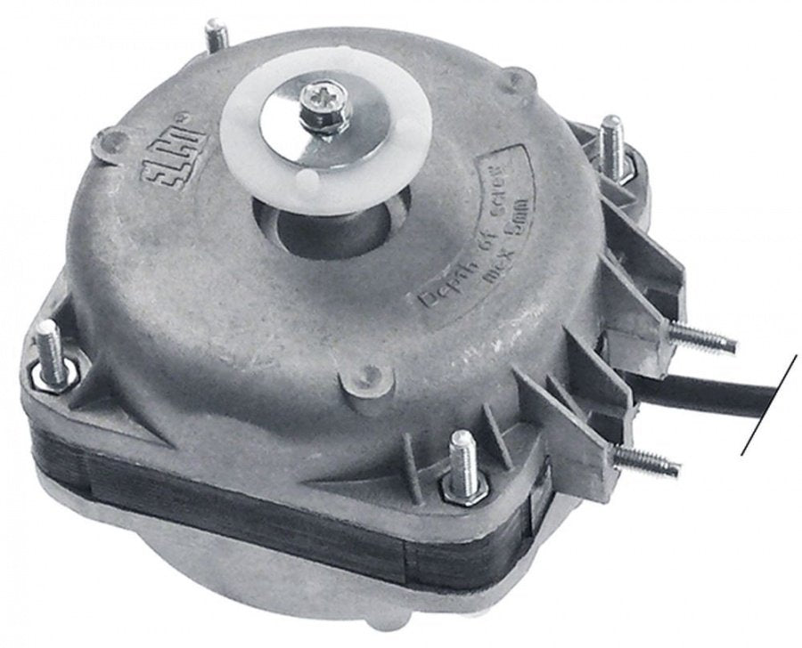 fan motor ELCO 5W 230V 50/60Hz bearing slide bearing L1 40mm L2 59,6mm L3 74,2mm