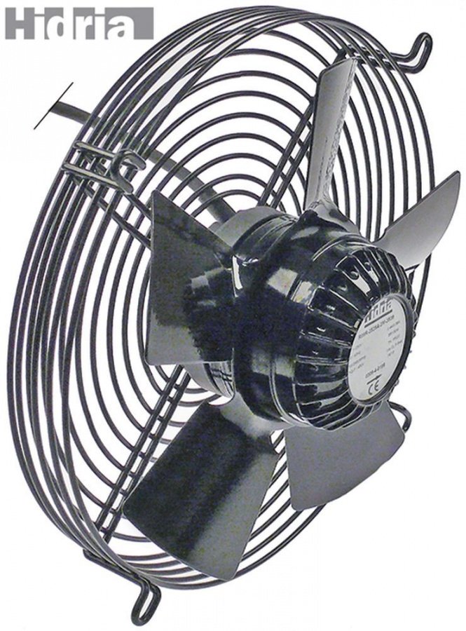 fan 230V 50/60Hz 95/130W HIDRIA type R09R-2525A-2M-3539 2700/2950rpm H 97mm