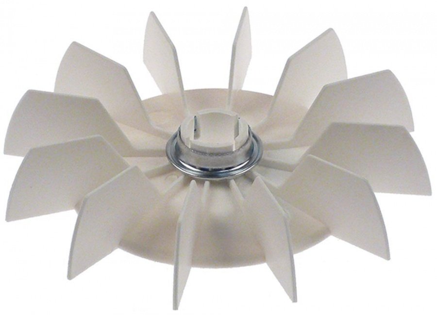 elice/turbina ventilator ø 100mm Î 28mm orificiu ax ø 17.5mm plastic