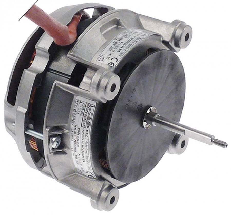 Motor ventilator cu 2 viteze LGB MFA80, 2800/3450 rpm, ax 8 mm, 564.039.14 - 602014