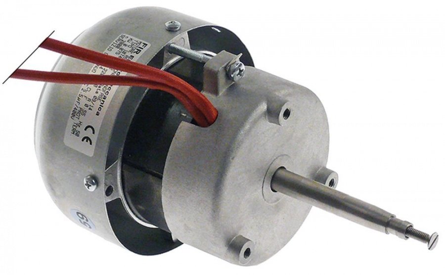 motor 0,075kW 220-240V 50Hz 1 phase 0,55A shaft ø 11,5mm shaft length 75mm flange ø 90mm