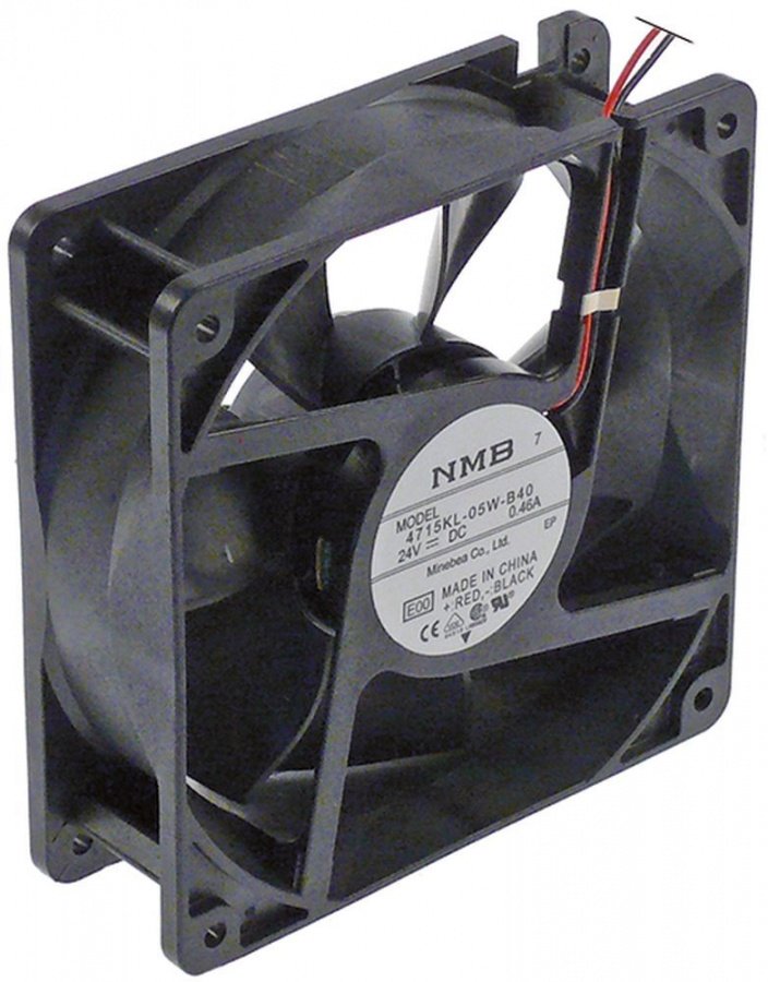 axial fan L 119 mm W 119 mm H 38 mm 24VDC 11 W manuf. no.  connection cable 330mm