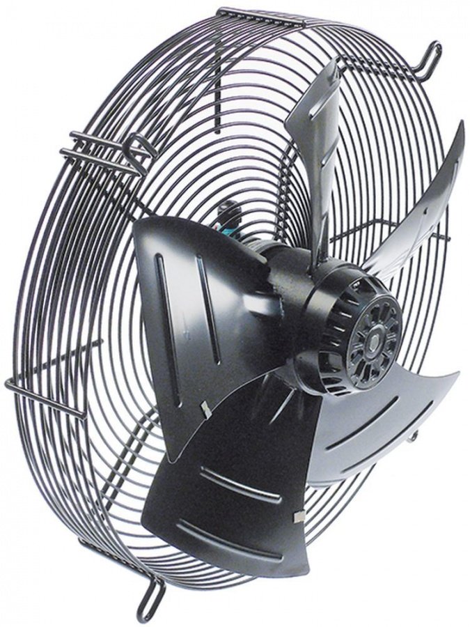 fan A4E400-AP02-12 fan wheel ø 400 mm blades 5  230 V 50/60Hz W ø 450 mm mounting distance 350 mm