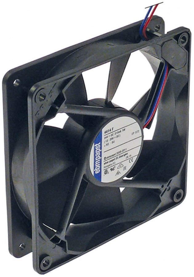 ventilator axial L 119mm L 119mm Î 25mm 24V tensiune DC