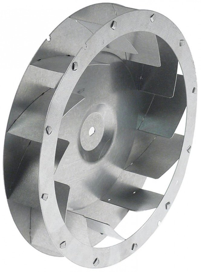elice/turbina ventilator palete 12 D1 ø 160mm D2 ø 5x6mm Î1 27mm