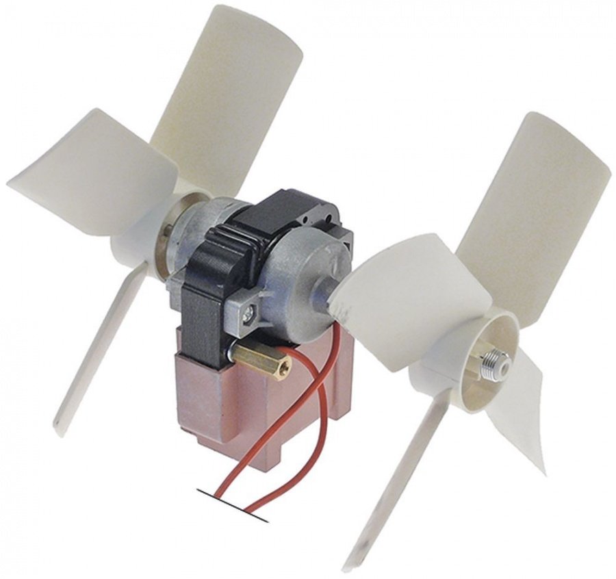 Ventilator dublu 22 W, 220-240 V, ax ø 4 mm, elici ø 150 mm - 602132