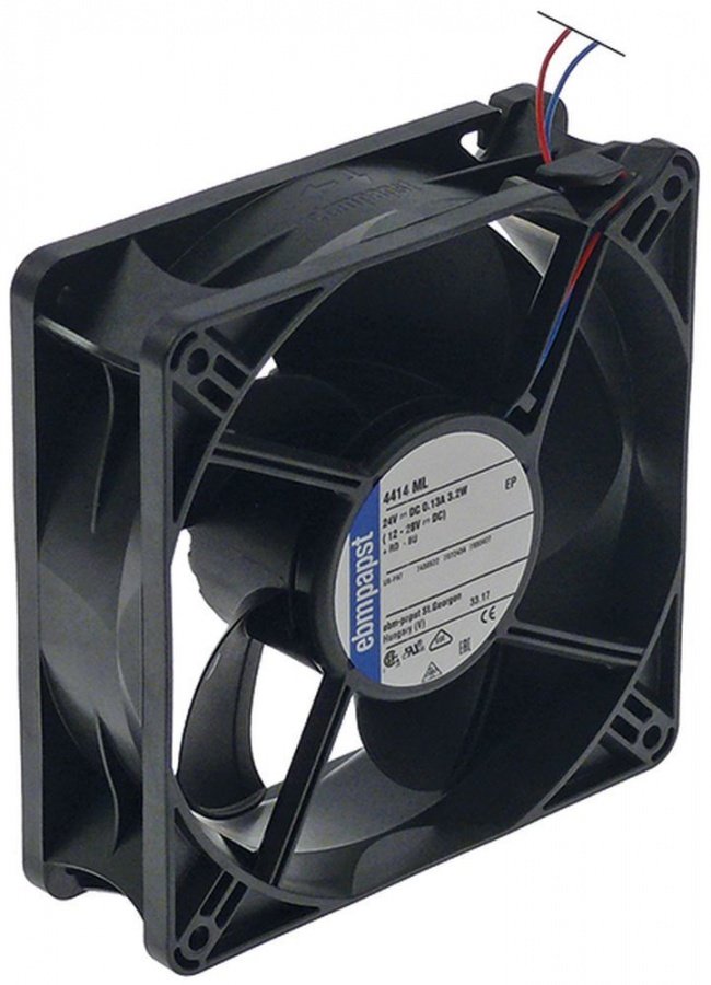 ventilator axial L 119mm L 119mm Î 38mm 24VDC 3.2watt lagăr rulment cu bilă nr. producător