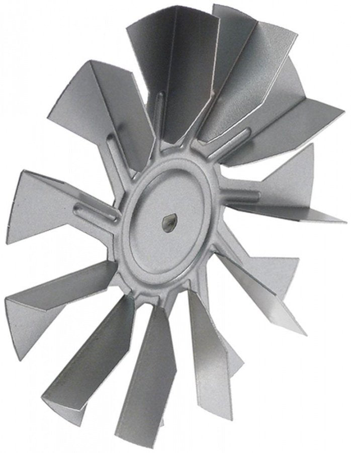 elice/turbina ventilator ø 127mm L 16mm orificiu ax ø 6x5mm tablă de oțel zincată