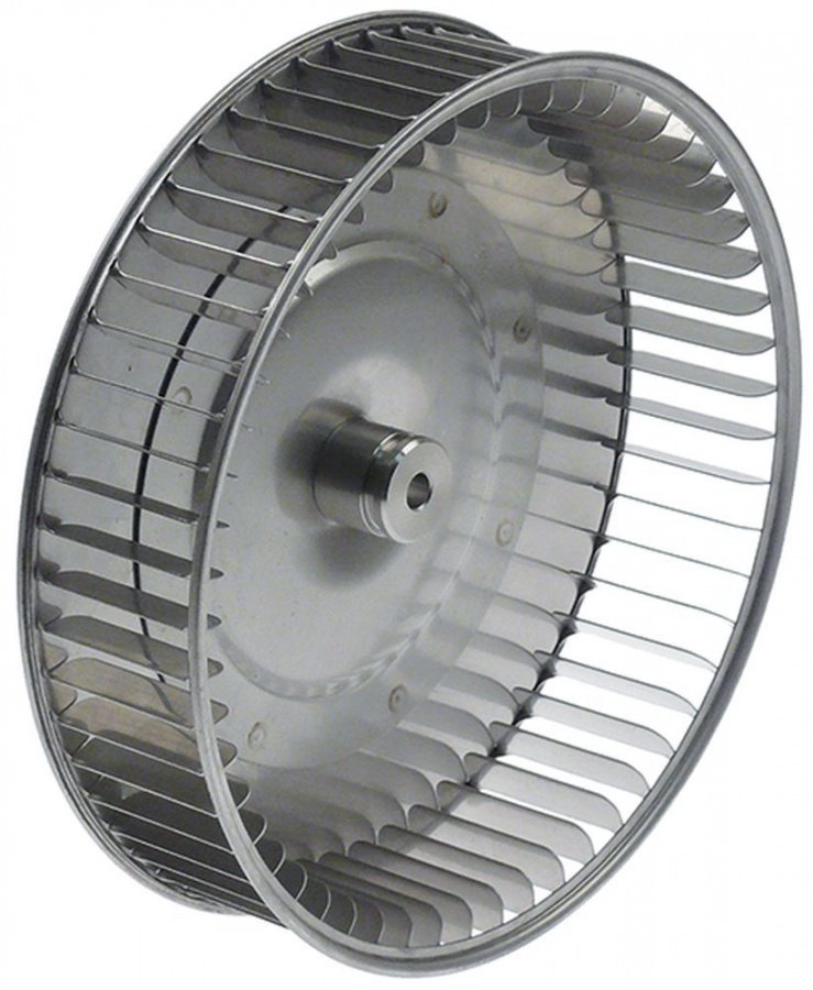 Turbina ventilator ø 240 mm, H 60 mm, 55 aripioare, ax D ø 9x11 mm - 602179
