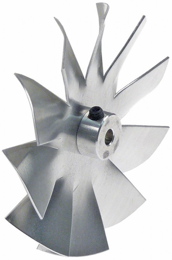 Elice ventilator cu 10 aripioare, diametru 3", interior 3/16" - 602202