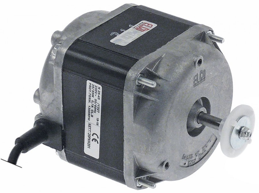 motor ventilator ELCO 25watt 230V 50/60Hz lagăr bucșă de alunecare cuzinet L1 53mm L2 86mm